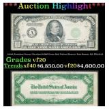 1934A President Grover Cleveland $1000 Green Seal