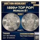 1899-p Morgan Dollar TOP POP! $1 ms67+ SEGS