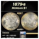 1879-s Morgan Dollar $1 ms66+ SEGS