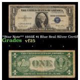 **Star Note** 1935E $1 Blue Seal Silver Certificat