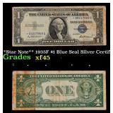**Star Note** 1935F $1 Blue Seal Silver Certificat