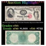 1880 $20 Legal Tender Note Alexander Hamilton Grad