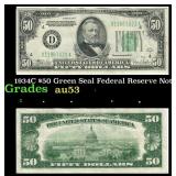 1934C $50 Green Seal Federal Reserve Note Grades S
