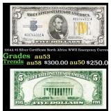 1934A $5 Silver Certificate North Africa WWII Emer