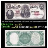 1907 "WoodChopper" $5 Large Size Legal Tender Note