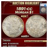 1891-cc Morgan Dollar $1 ms65+ SEGS
