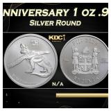 2023 Jurassic Park 30th Anniversary 1 oz .999 Silv