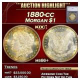 1880-cc Morgan Dollar $1 ms66+ SEGS
