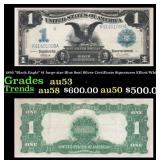 1899 "Black Eagle" $1 large size Blue Seal Silver