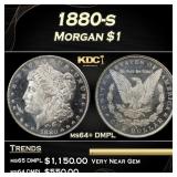 1880-s Morgan Dollar $1 Grades Choice Unc+ DMPL