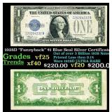 1928D "Funnyback" $1 Blue Seal Silver Certificate