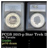 PCGS PCGS 2015-p Star Trek Deep Space 9 DS9 1OZ Si