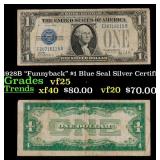 1928B "Funnyback" $1 Blue Seal Silver Certificate