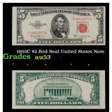 1953C $2 Red Seal United States Note Grades Select