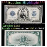 1923 "Porthole Note" $5 Large Size Silver Certific