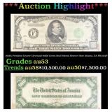 1934A President Grover Cleveland $1000 Green Seal