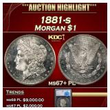 1881-s Morgan Dollar $1 ms67+ PL SEGS