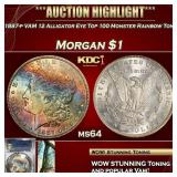 PCGS 1887-p VAM 12 Alligator Eye Top 100 Morgan Do