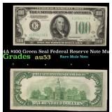 1934A $100 Green Seal Federal Reserve Note Mule No
