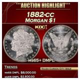 1882-cc Morgan Dollar $1 ms65+ DMPL SEGS