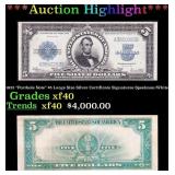 1923 "Porthole Note" $5 Large Size Silver Certific