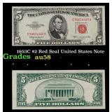 1953C $2 Red Seal United States Note Grades Choice