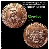 1oz .999 Fine Copper Bullion Round - Memento Mori