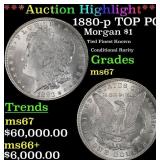 *Highlight* 1880-p Morgan Dollar TOP POP! $1 ms67