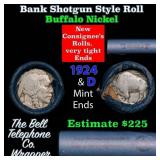 Buffalo Nickel Shotgun Roll in Old Bank Style 