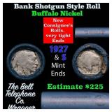 Buffalo Nickel Shotgun Roll in Old Bank Style 