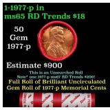 BU Shotgun Lincoln 1c roll, 1977-p 50 pcs Dunbar W