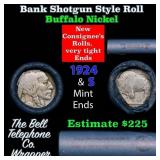 Buffalo Nickel Shotgun Roll in Old Bank Style 