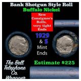 Buffalo Nickel Shotgun Roll in Old Bank Style 