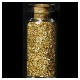 Scarce 5ml Vial of 100% Pure Gold Leaf. Wow! Cool!