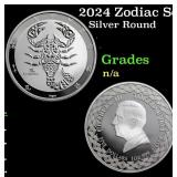 2024 Zodiac Series Scorpio 1 oz Silver Tokelau $5
