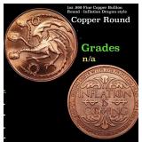 1oz .999 Fine Copper Bullion Round - Inflation Dra