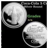 Coca-Cola 5 Cent Bottle 1 oz .999 Silver Round
