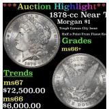 *Highlight* 1878-cc Morgan Dollar Near Top Pop! $1