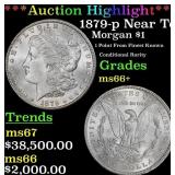 *Highlight* 1879-p Morgan Dollar Near Top Pop! $1