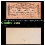 1864 3rd Series Confederate States Thirty Dollars