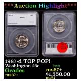 ***Auction Highlight*** 1987-d Washington Quarter