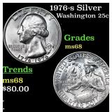 1976-s Silver GEM+++ Unc Washington Quarter 25c 30