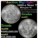 *Highlight* 1880-o Morgan Dollar Near Top Pop! $1