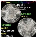 *Highlight* 1880-s Morgan Dollar $1 ms67+ SEGS (fc