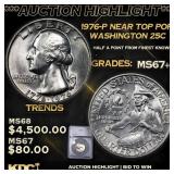 ***Auction Highlight*** 1976-p Washington Quarter