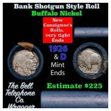 Buffalo Nickel Shotgun Roll in Old Bank Style 