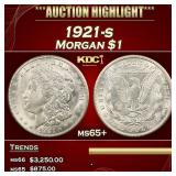 1921-s Morgan Dollar $1 ms65+ SEGS