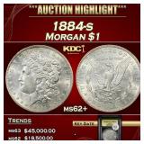 YC 1884-s Morgan Dollar $1 Select Unc USCG