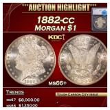 1882-cc Morgan Dollar $1 ms66+ SEGS