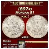 YC 1897-o Morgan Dollar $1 Select Unc USCG